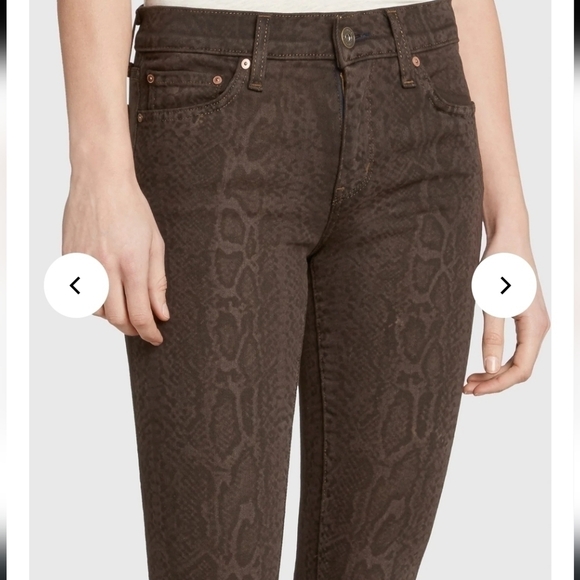 Principle Denim Dreamer Style in Chocolate Python, Size 28 - Picture 1 of 13